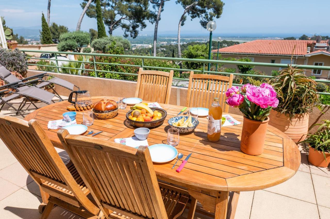 La Cle Vue Mer, Clim, Terrasse, Parking A Hyeres Exterior photo