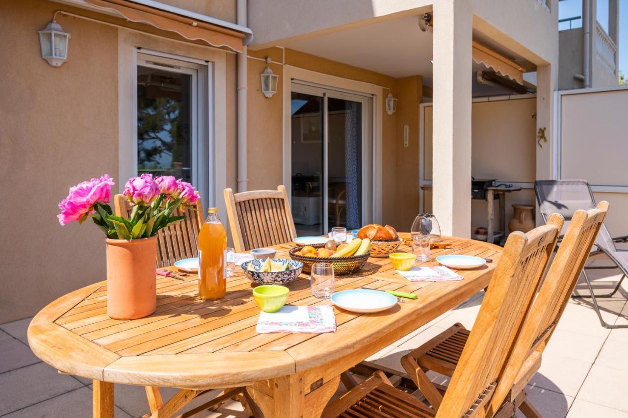 La Cle Vue Mer, Clim, Terrasse, Parking A Hyeres Exterior photo